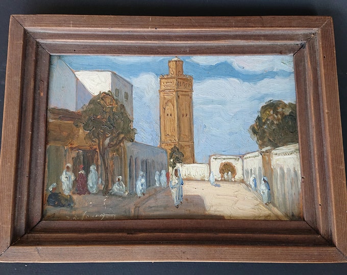 peinture des années 30, Jean-Roger Sourgen, Maroc