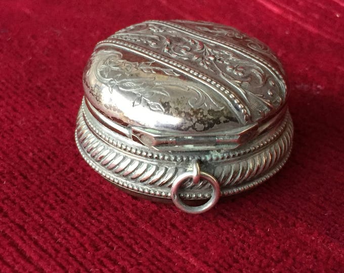 ancienne boite miniature et pendentif fin 19 ème siècle