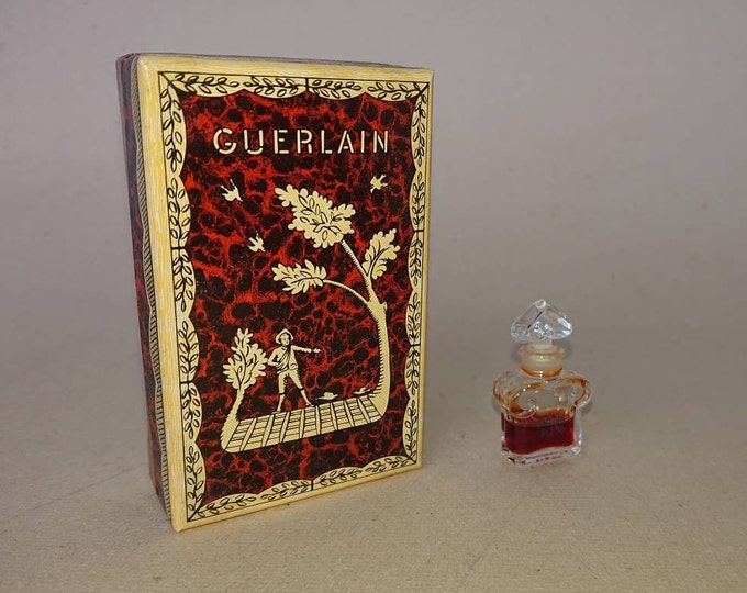 miniature ancienne Guerlain parfum l'heure bleu
