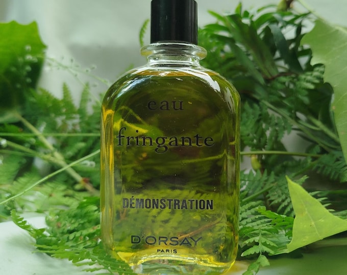 eau fringante, parfum vintage d'Orsay, flacon de démonstration