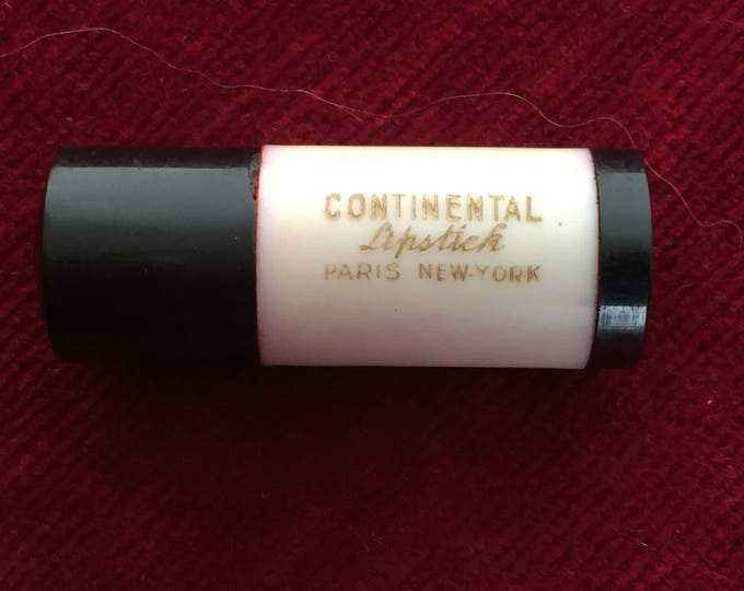 ancien tube de rouge à lèvre de collection, continental