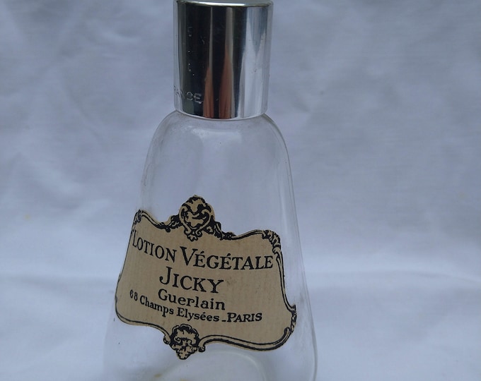 Lotion Végétale Jicky, Guerlain, 68 Champs Elysées, Paris