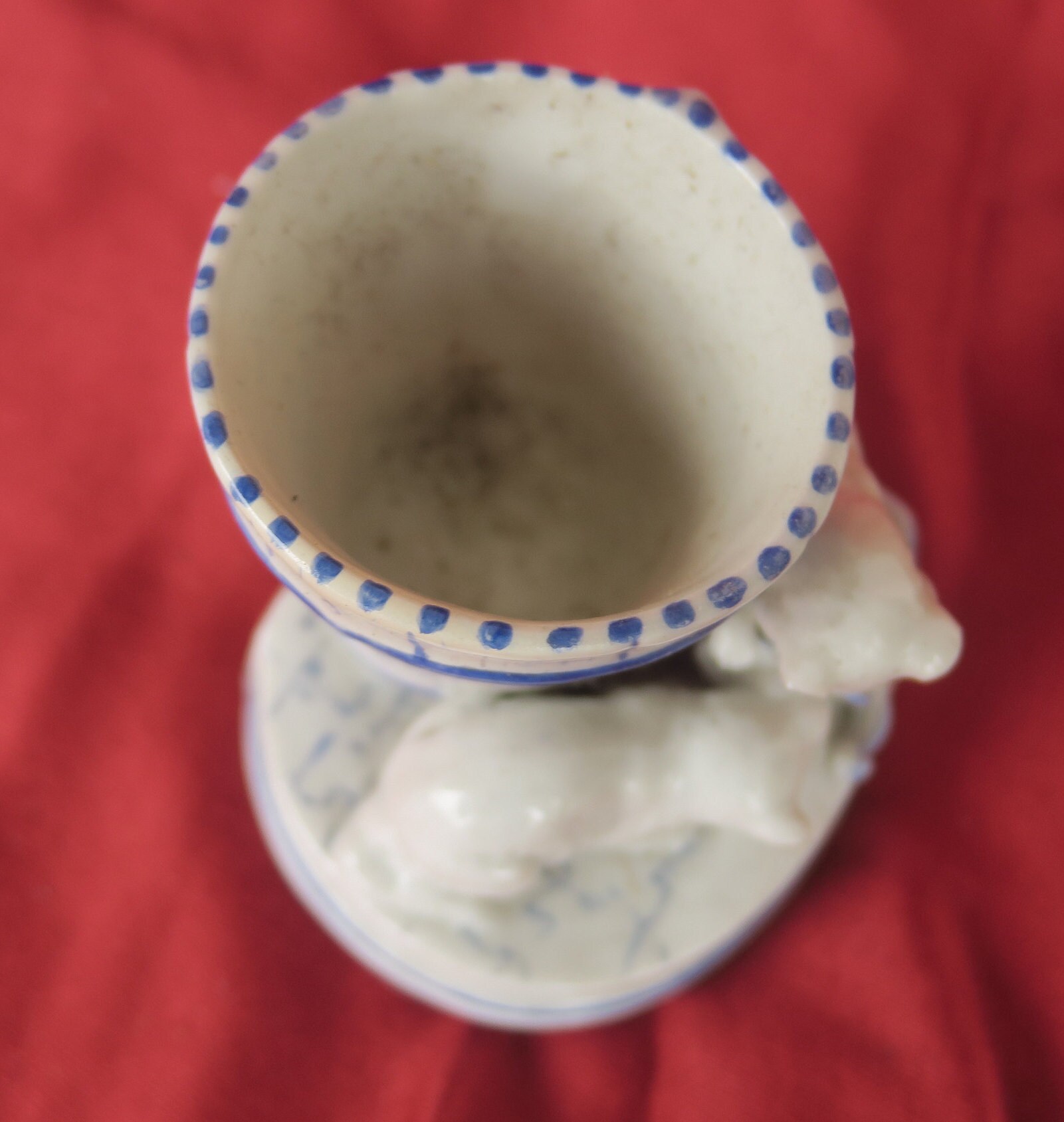 Ancien Pyrogene En Porcelaine Petits Chats Qui Renversent Le Broc De Lait Ancient Pyrogen Porcelain Small Cats Antica Porcellana Pirogena