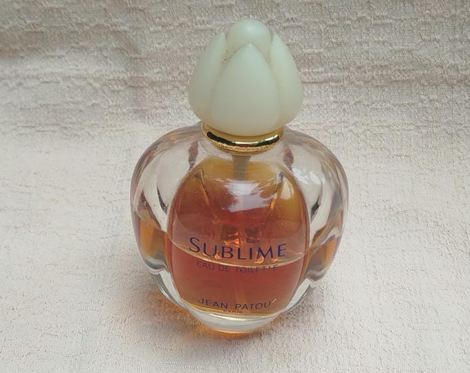 ancien flacon parfum vaporisateur eau de toilette Sublime de Jean Patou