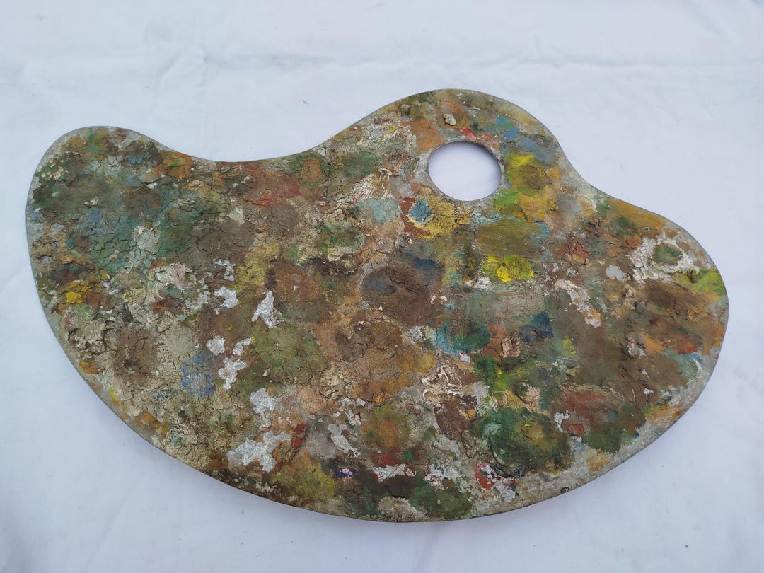 ancienne-grande-palette-de-peintre-en-t-le-etsy