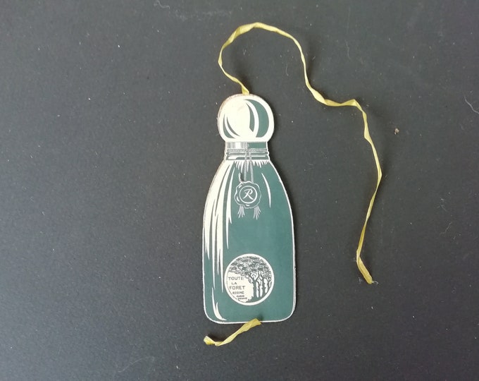 carte parfumée ancienne, toute la forêt parfum de Rosine