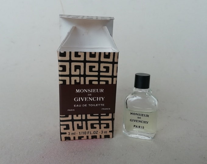 échantillon ancien eau de toilette Monsieur de Givenchy, 3 ml