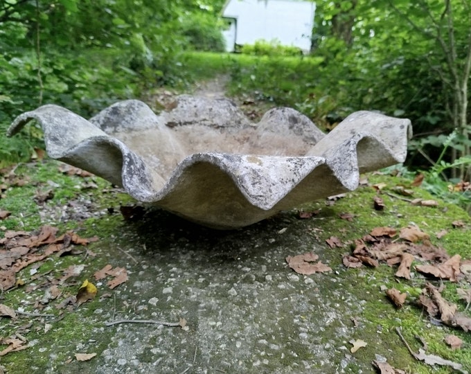 Jardinière ancienne en forme de mouchoir, design de Willy Guhl, années 60