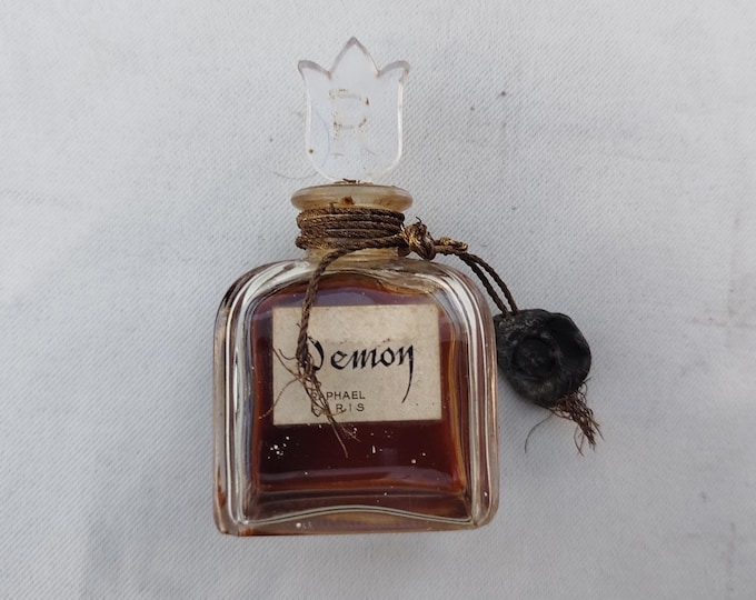 ancien flacon à parfum Démon de Raphaël des années 50