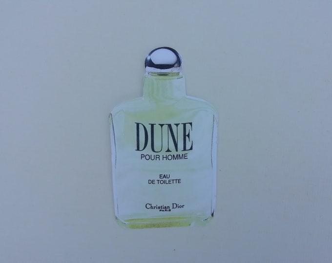 carte parfumée publicitaire parfum Dune pour homme, eau de toilette Christian Dior