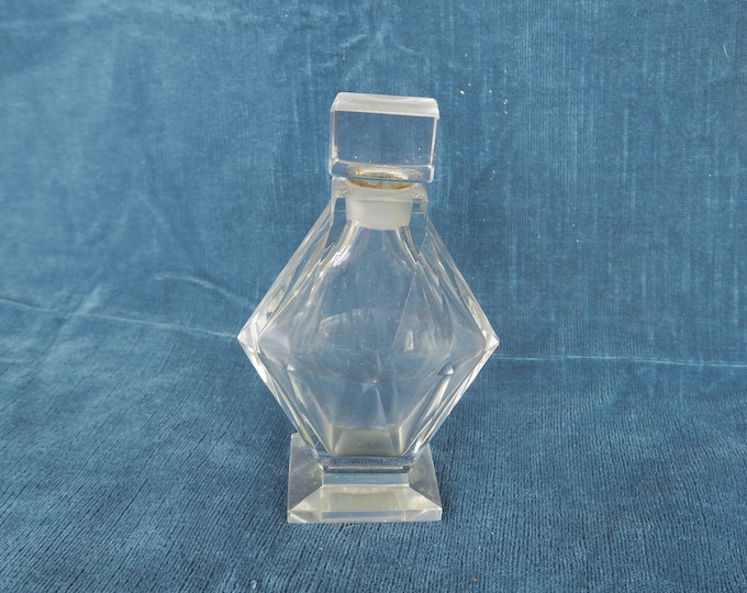 ancien flacon à parfum de collection parfumerie Richard Hudnut par la Cristallerie Baccarat