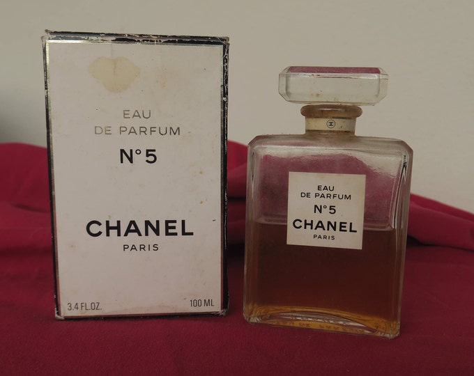 ancien flacon à parfum vintage, eau de parfum N 5 Chanel,100 ML