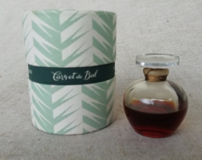 ancien tout petit flacon à parfum Révillon, carnet de bal
