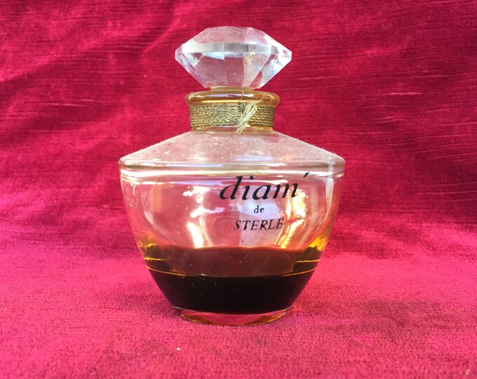 Flacon à parfum ancien, diam' de Sterlé, grand modèle