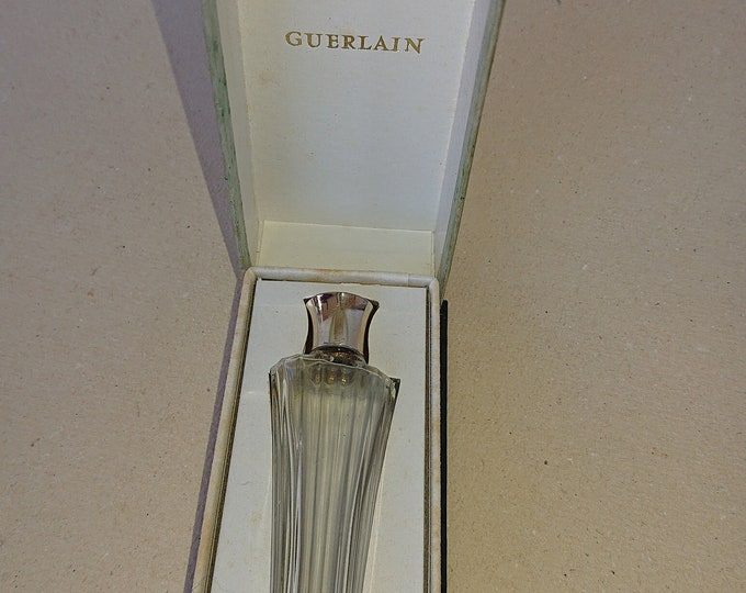 ancien flacon à parfum Guerlain, fleur de feu