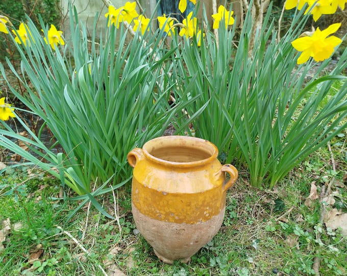 ancien pot à graisse, Sud-Ouest, art populaire Français