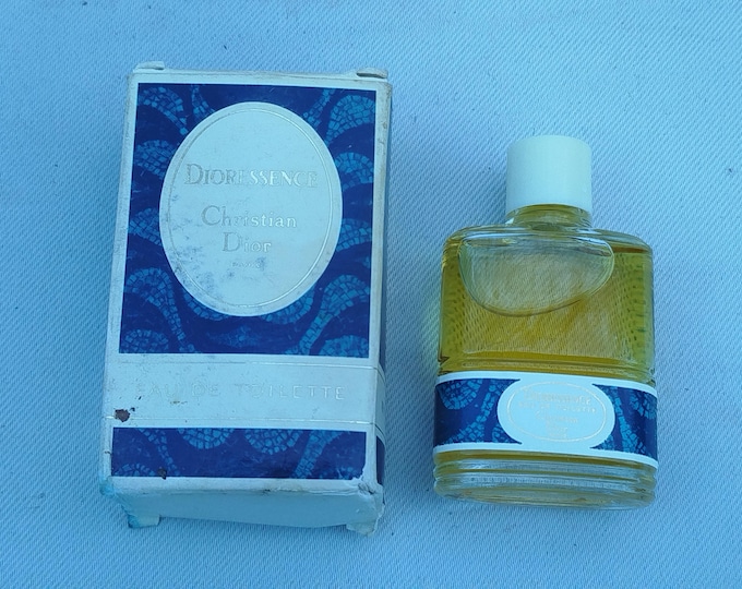 ancienne miniature de parfum Dioressence par Christian Dior,10 ml,  eau de toilette
