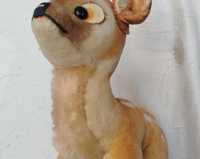 Bambi Steiff ancien, peluche de collection, faon des années 50-60