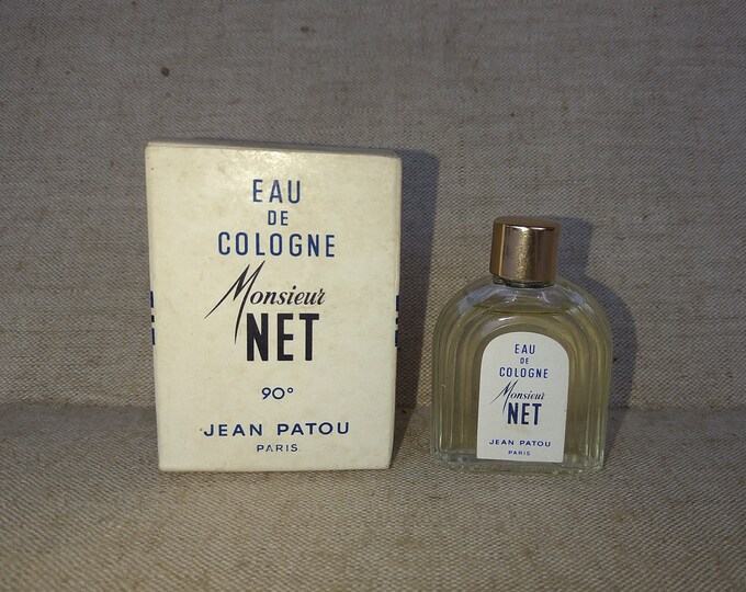 ancien flacon parfum miniature Monsieur Net Jean Patou