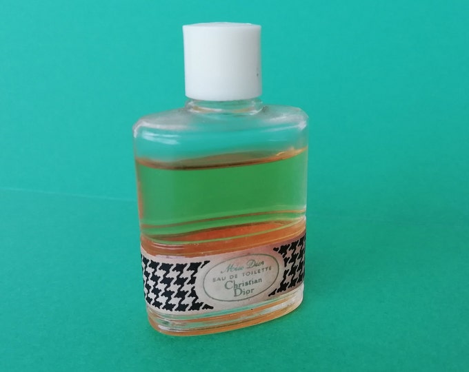 ancien flacon miniature d'eau de toilette par Christian Dior