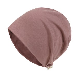 Bonnet chimio TENCEL™ Lyocell couleur ultra doux et extensible ililily 7 Pink