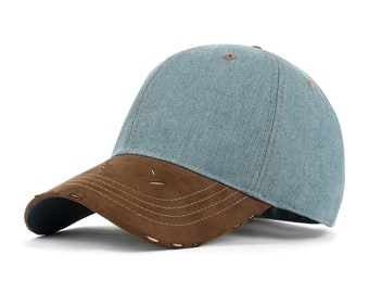 ililily Flower Embroidery Color Baseball Cap Cotton Corduroy Adjustable Hat