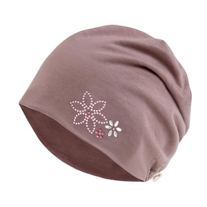 Rhinestone Chemo Beanie: Ultra Soft TENCEL™ Lyocell Head Cover