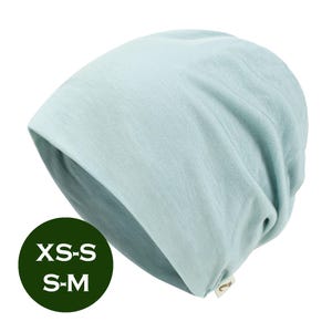ililily Tencel Ultra Soft Chemo Hat - XS to M Sizes - Outside Seams for Sensitive Scalp - Cancer Hair Loss Sleep Beanie - Lyocell Headwear
