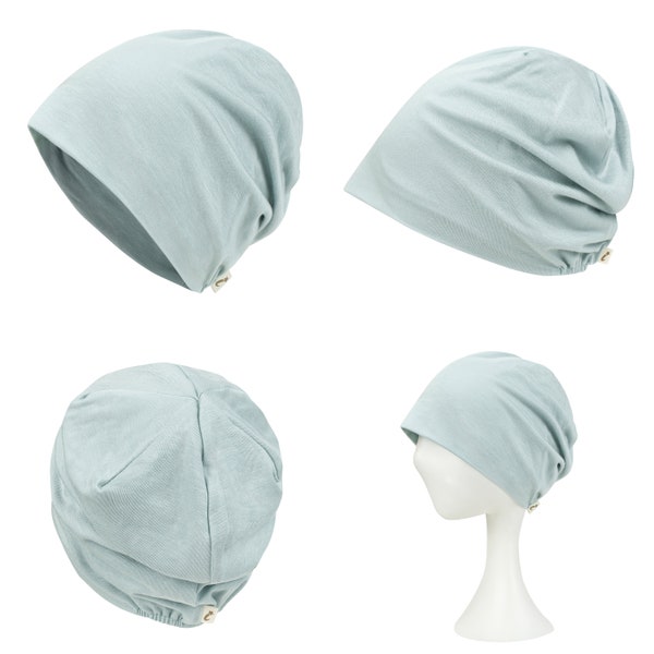 ililily Chemo Hat TENCEL™Lyocell Stretchable Ultra Soft Chemo Care Beanie