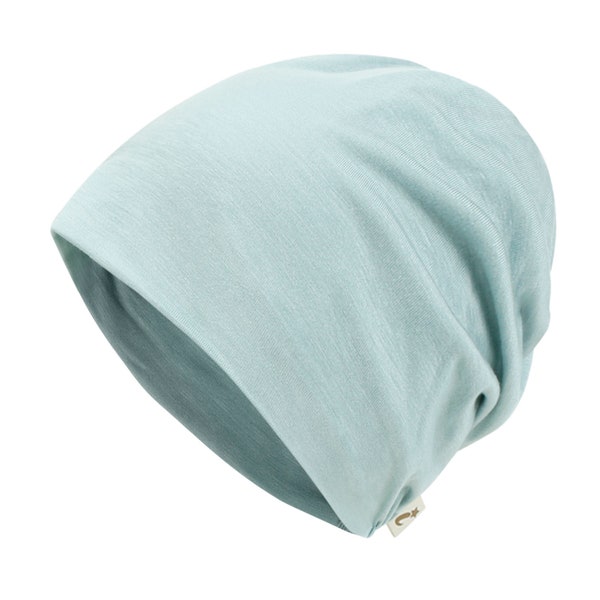 ililily Chemo Hat TENCEL™Lyocell Color Ultra Soft Stretchable Beanie Head Cover