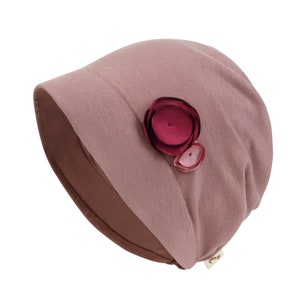 ililily Flower Chemo Hat TENCEL™Lyocell Soft Touch Stretchable Classic Hat