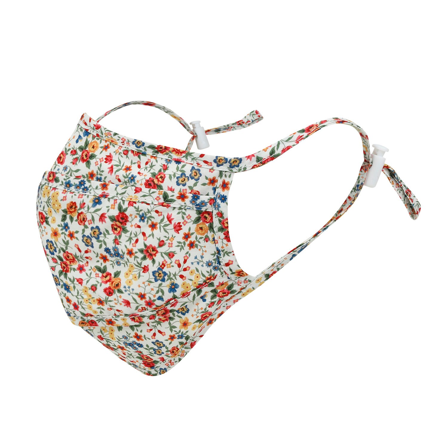 Ililily Soft Cotton Floral Pattern Face Mask Reusable Shield Etsy