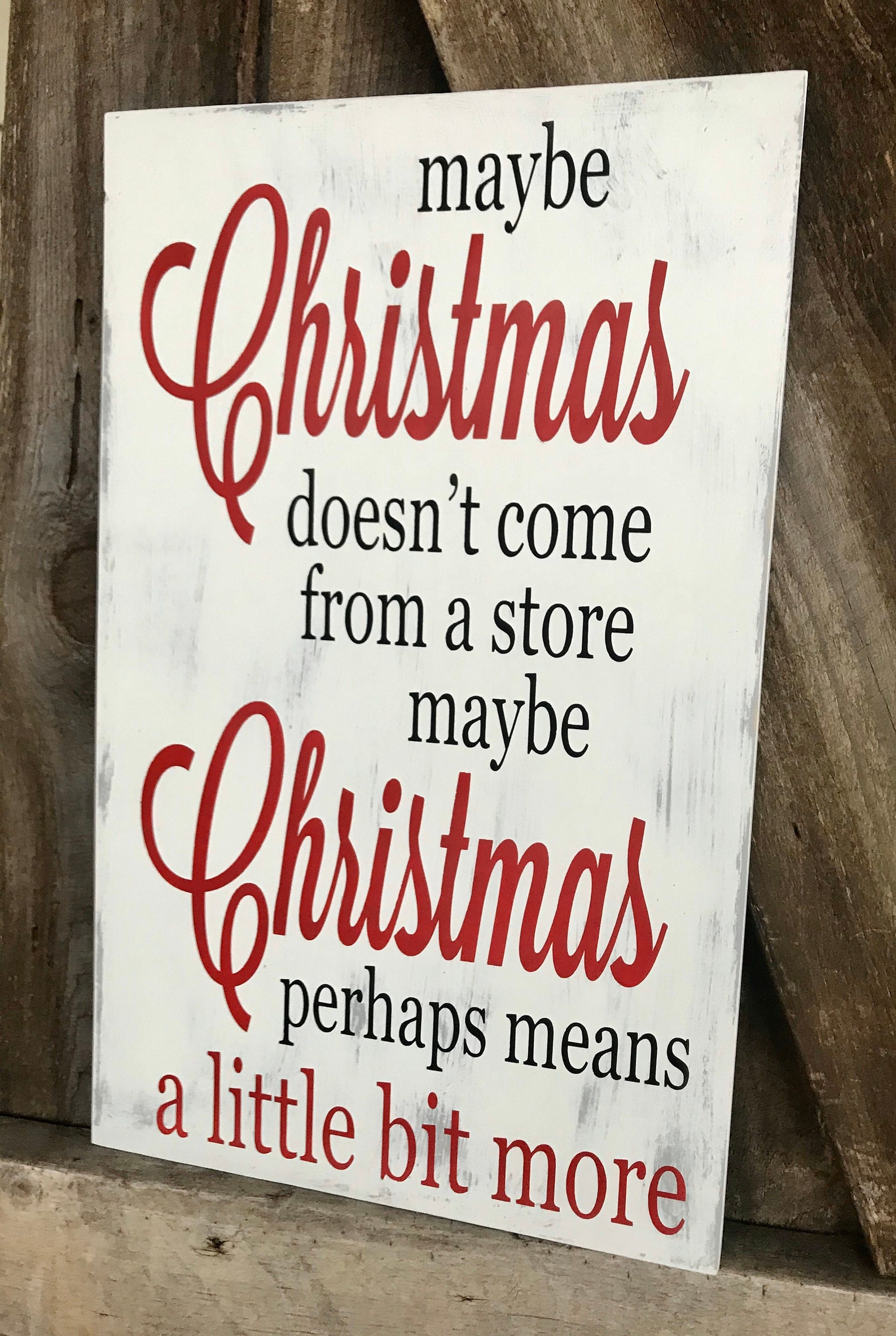 Maybe Christmas Doesnt Come From a Store Maybe Christmas | Etsy