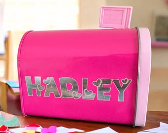Personalized Valentine Mailbox: Classroom Gift for Students