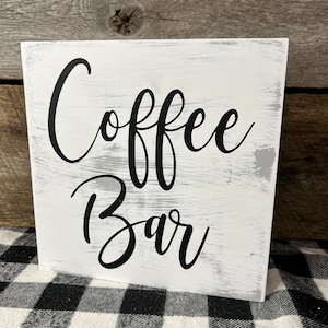 Kaffee bar Schild