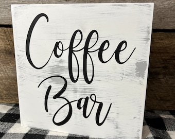 Coffee Bar sign