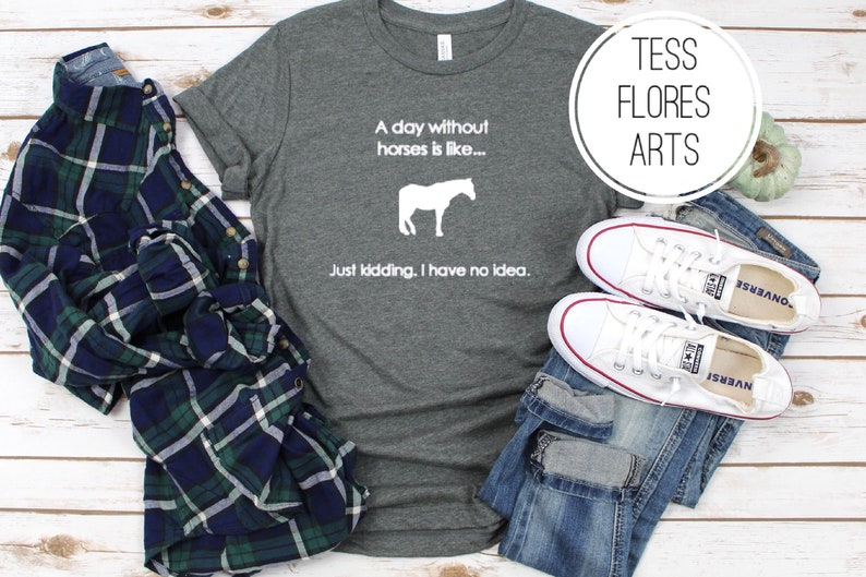 Equestrian English Western Horse Lover Equine Tee Shirt Top Youth Adult Plus Sizes