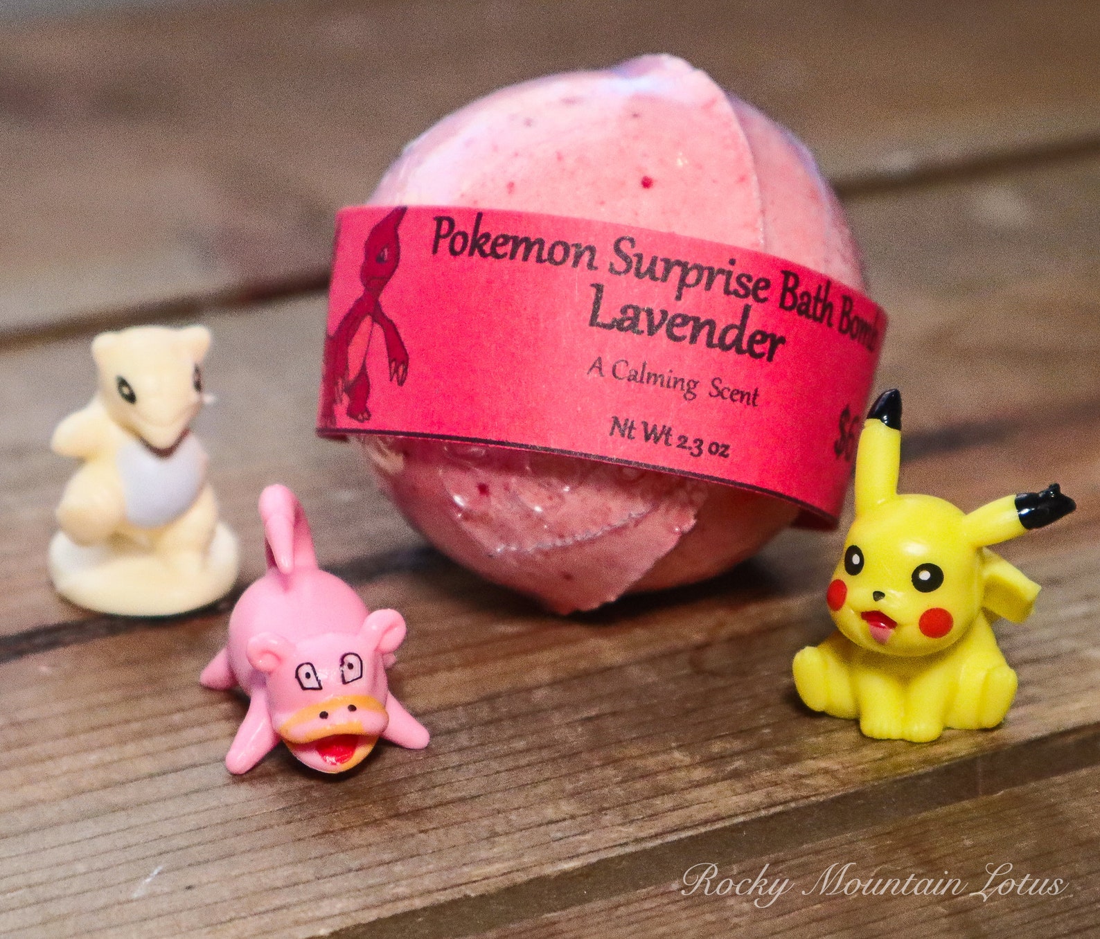 Surprise inside bath bomb pokemon pocket monster anime Etsy