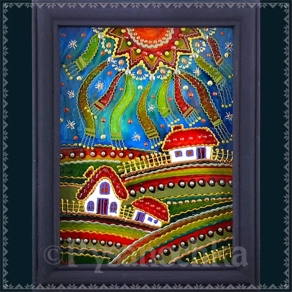 Painting on Glass Etsy