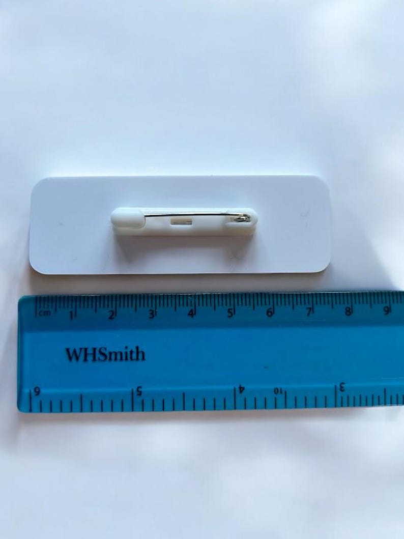 Adorable Resin Character Name Badge Perfect for Christmas Personalised