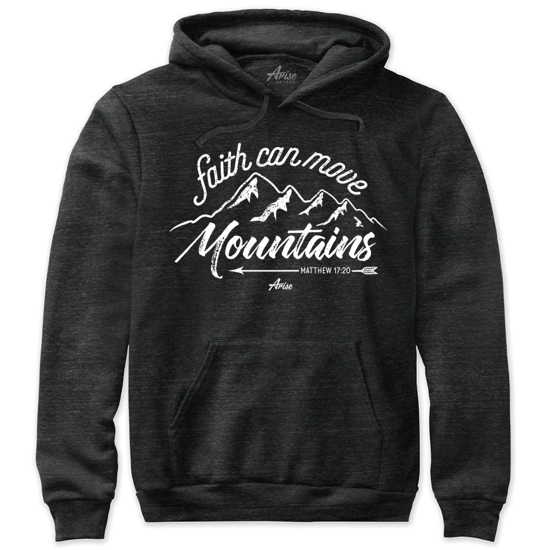 Women Christian Clothing Faith Can Move Mountains Sweatshirt