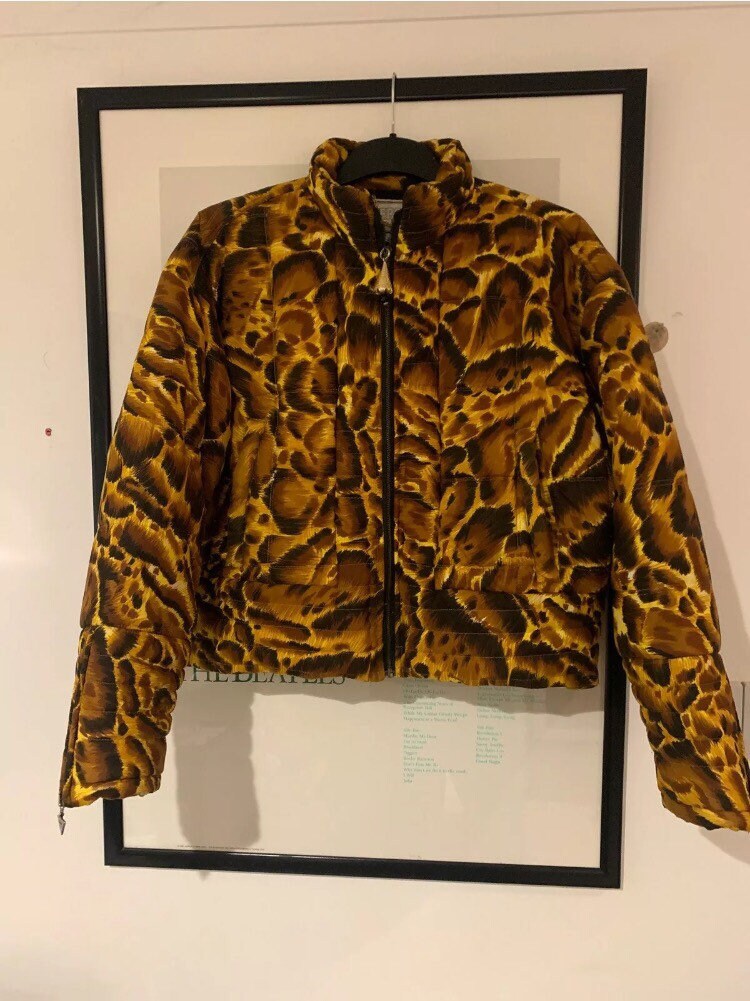 versace bomber jacket gold