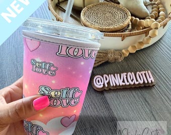 SELF-CARE Medium Venti coosie cup sleeve