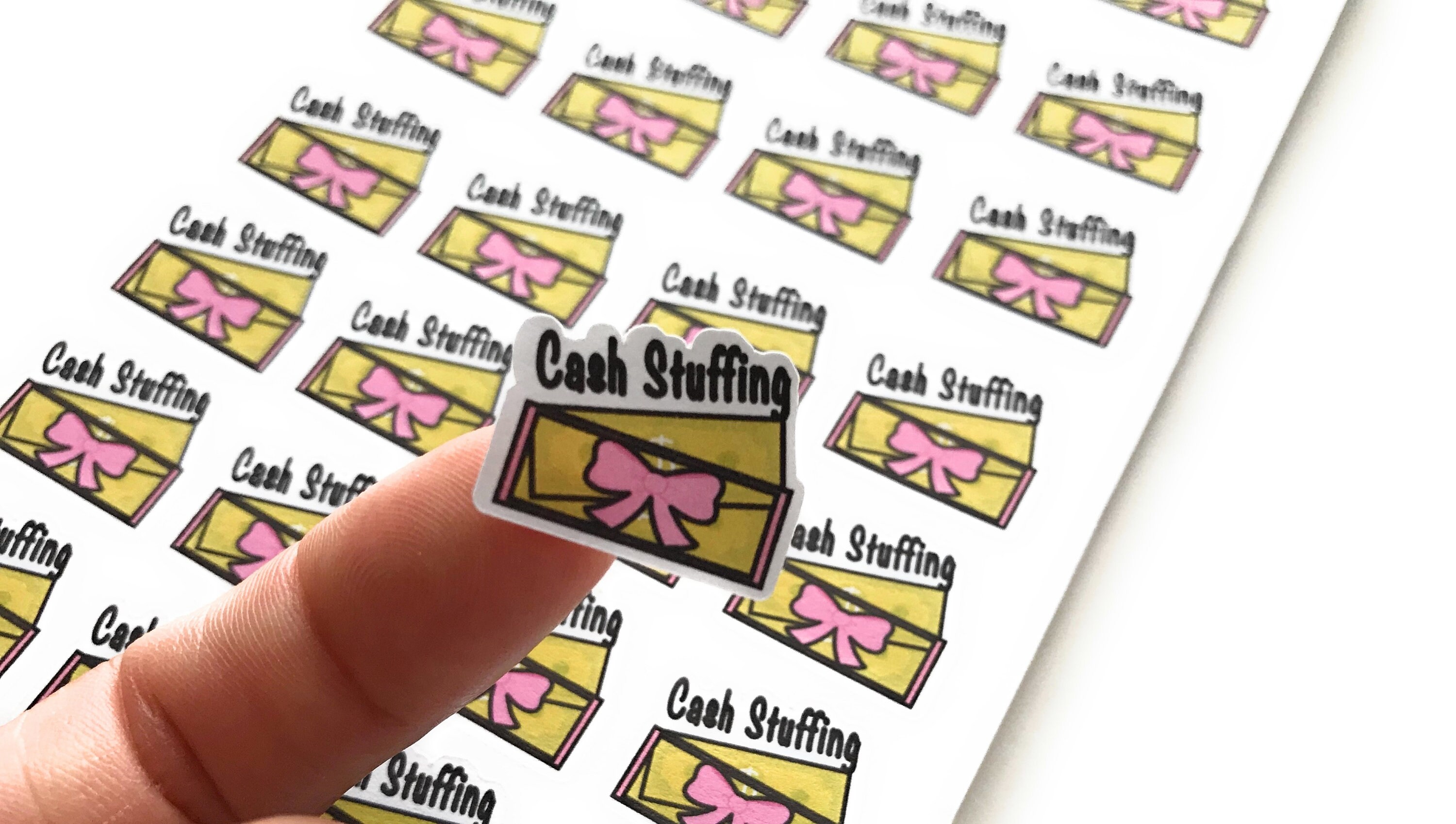 Cash Envelope Stuffing Budget stickers planner stickers 36 Etsy