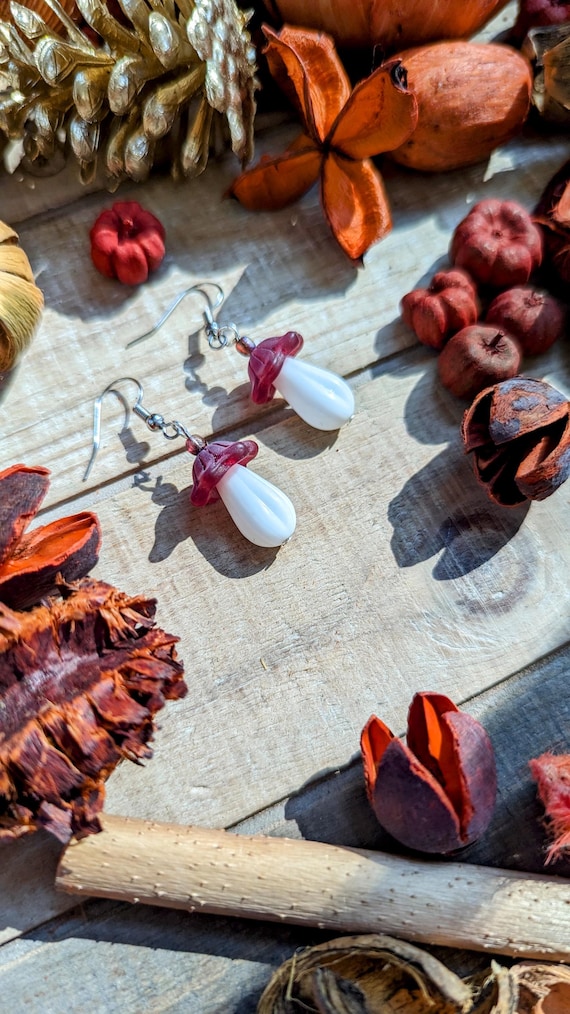 Mushroom Earrings