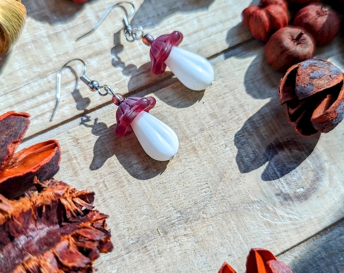 Mushroom Earrings