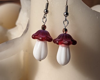 Mushroom Earrings