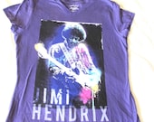 Jimi Hendrix shirt. Fender Stratocaster 1970 James Marshall Concert tour poster art. Vintage Women t-shirt. Brand new with original tag MINT