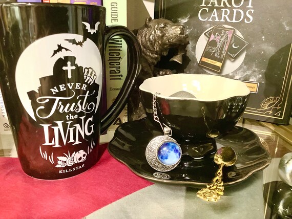Infuseur à thé, argent, acier inoxydable, Lune Tea 