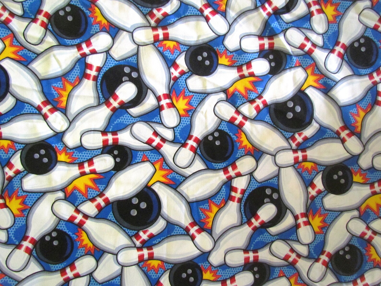 Fabric Bowling Ball Pins Bowling lanes Alley Cranston Etsy